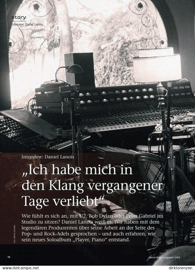 Recording Magazine Germany 2023-01 Daniel Lanois Callejon - Unclassified