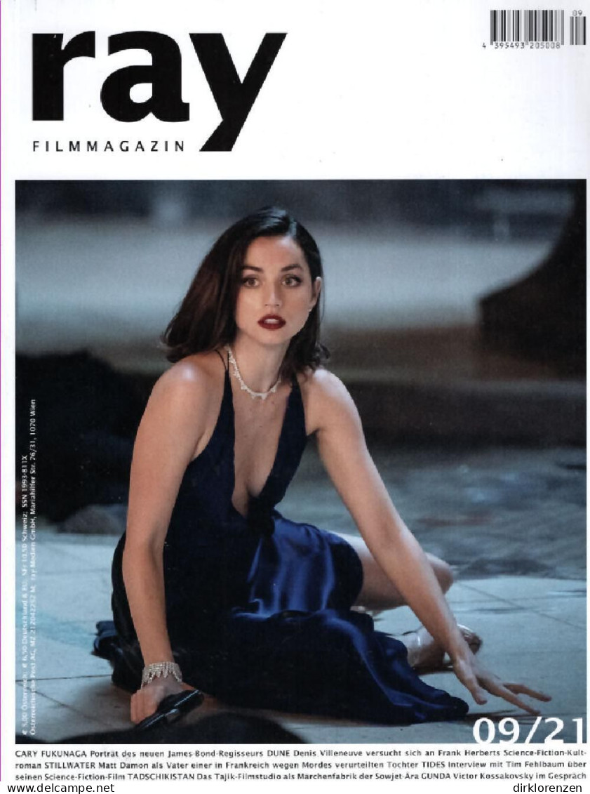 Ray Filmmagazin Austria 2021-09 Ana De Armas No Time To Die - Unclassified
