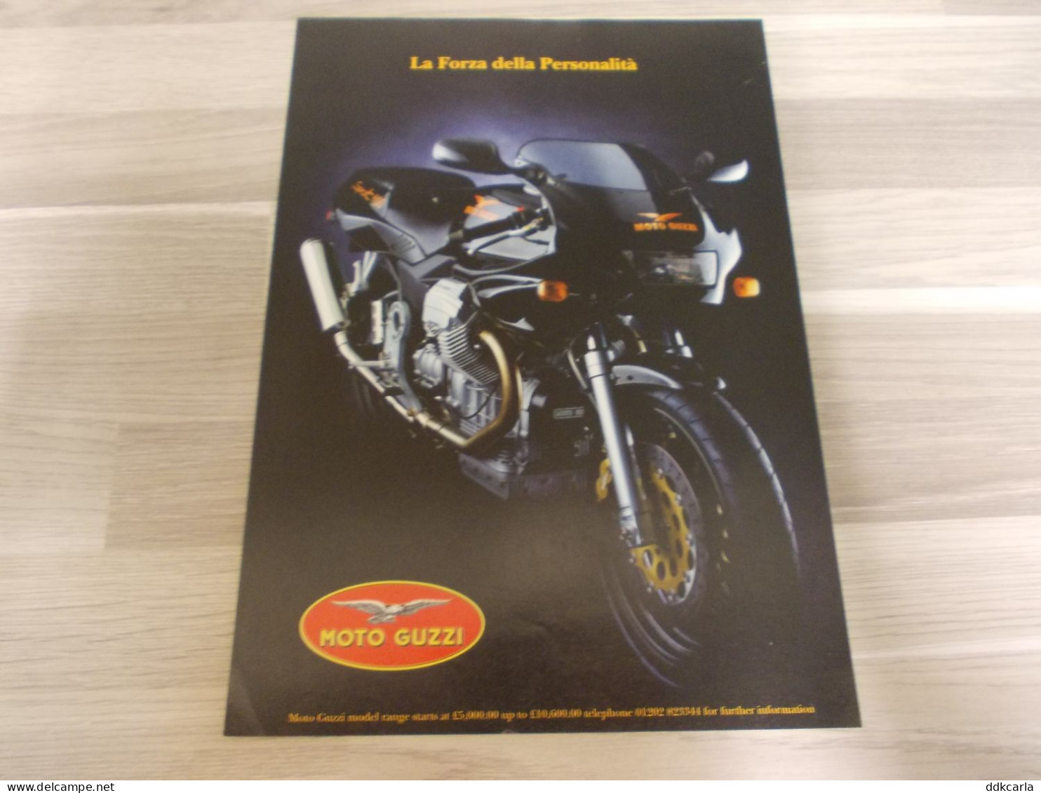 Reclame Advertentie Uit Oud Tijdschrift 1996 - Moto Guzzi - Advertising