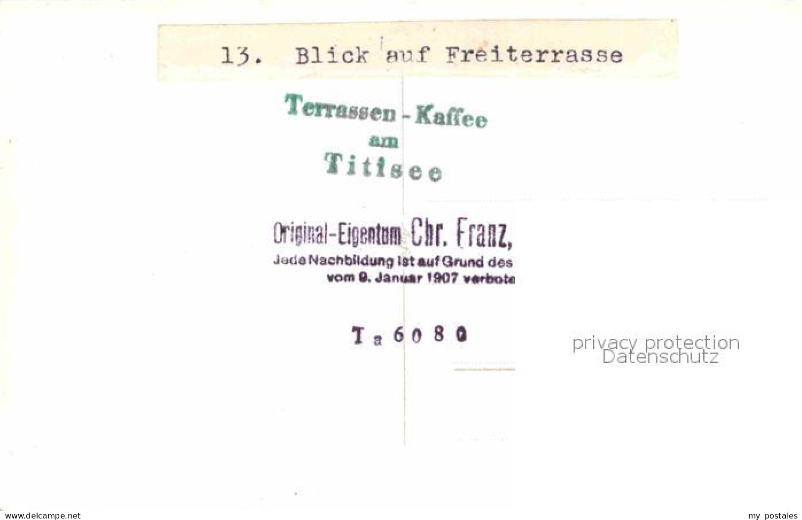 72707497 Titisee-Neustadt Terrassen-Kaffee Am See Titisee-Neustadt - Titisee-Neustadt