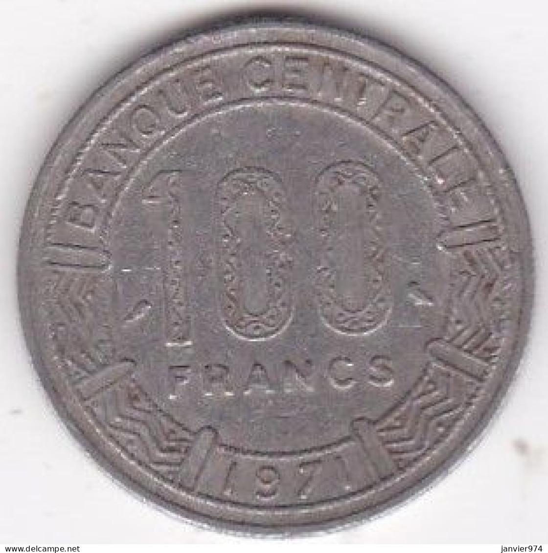 République Du Tchad 100 Francs 1971, En Nickel , KM# 2 - Tsjaad