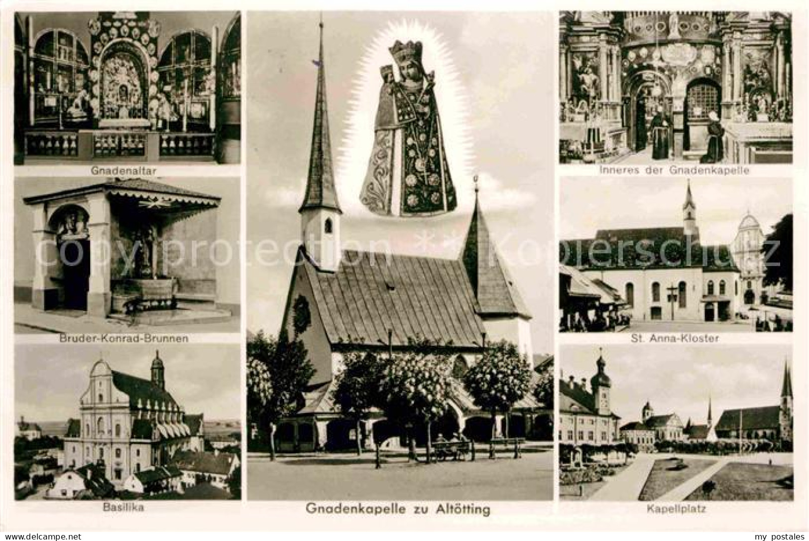 72707453 Altoetting Gnadenkapelle Kapellplatz Basilika Altoetting - Altoetting