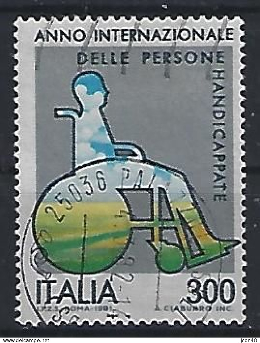 Italy 1981  Internationale Jahr Der Behinderten  (o) Mi.1744 - 1981-90: Afgestempeld