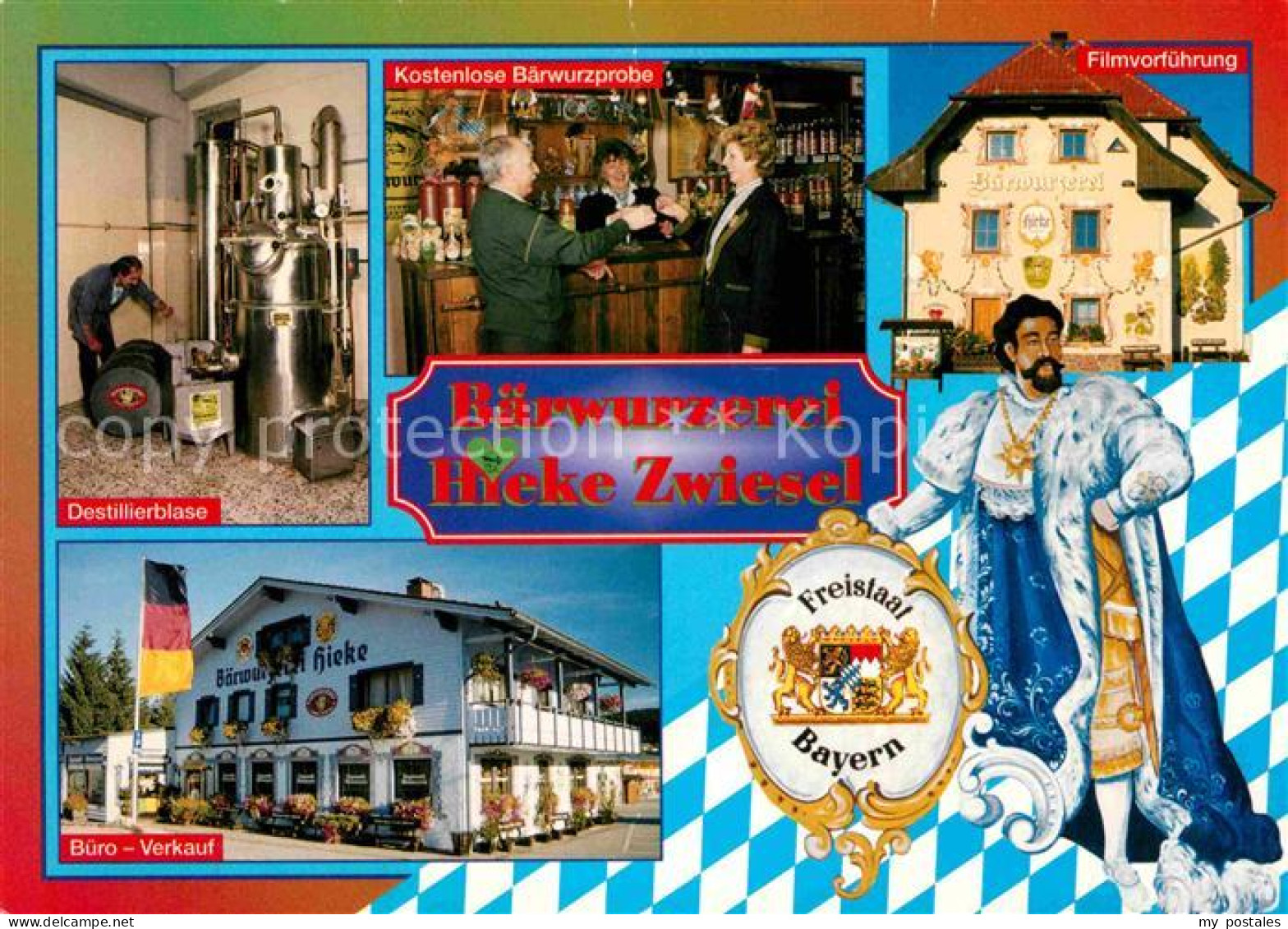 72707304 Zwiesel Niederbayern Baerwurzerei Hieke Destillierblase Baerwurzprobe F - Zwiesel