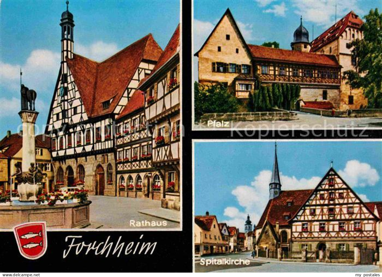 72707170 Forchheim Oberfranken Rathaus Pfalz Spitalkirche Forchheim - Forchheim