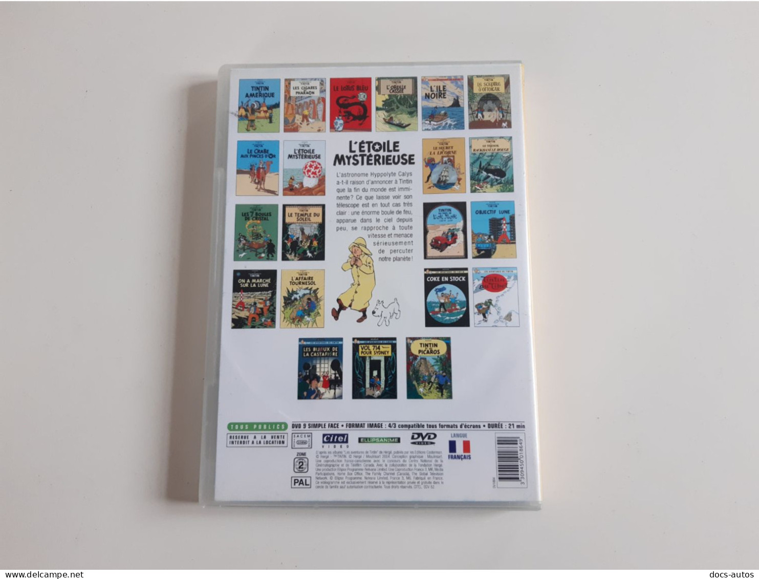 DVD Les Aventures De Tintin - L'Etoile Mystérieuse - Animation
