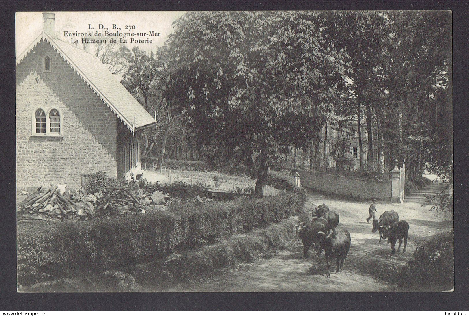 CP DPT 62 - ENVIRONS DE BOULOGNE SUR MER - LE HAMEAU DE LA POTERIE - Sonstige & Ohne Zuordnung