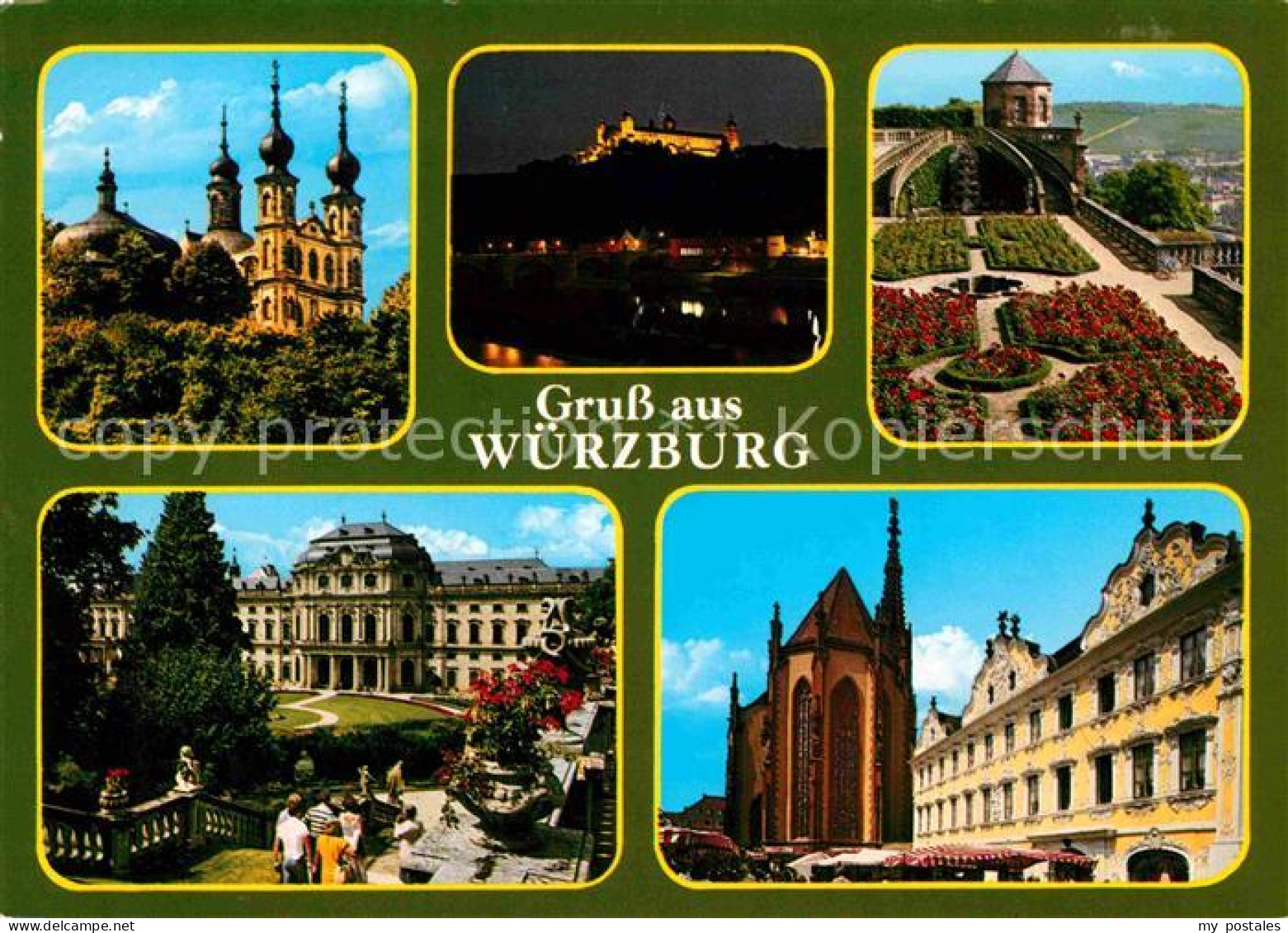 72707149 Wuerzburg Kirche Park Schloss Markt Wuerzburg - Würzburg