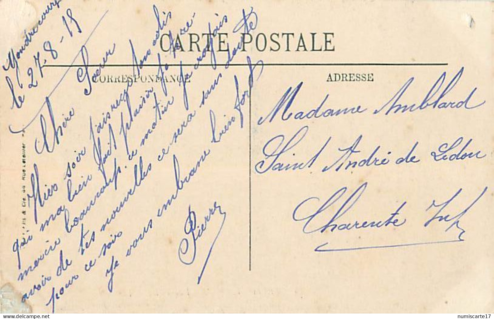 Cachet 1re Réserve D' Aviation N° 6 Sur Cpa Belfort 1915 ( 2 Cartes ) - Oorlog 1914-18