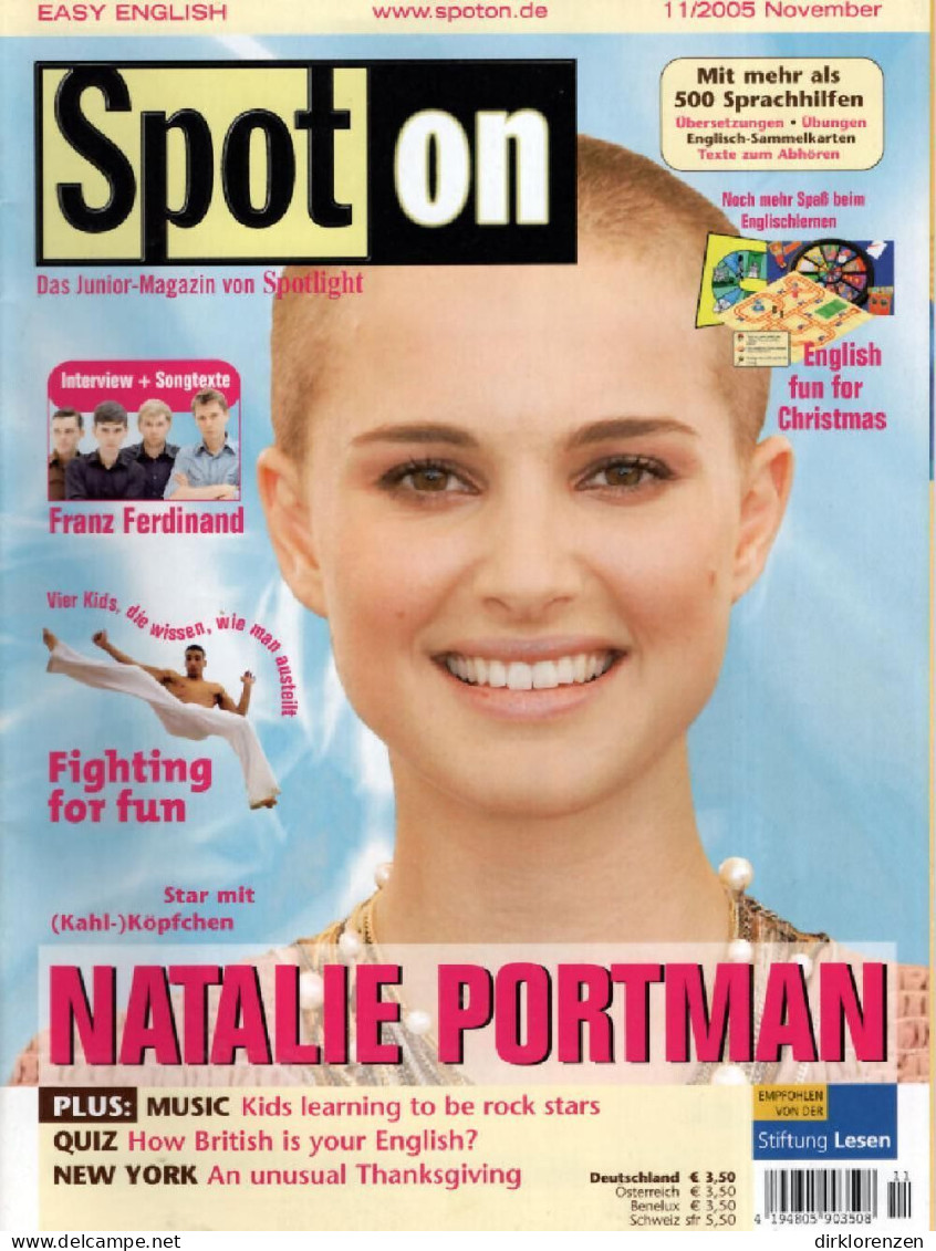 Spot On Magazine Germany 2005-11 Natalie Portman - Non Classés