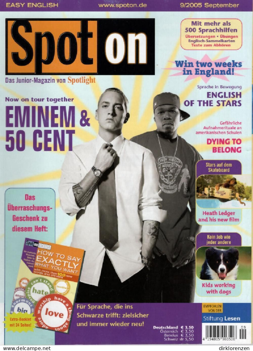 Spot On Magazine Germany 2005-09 Eminem 50 Cent - Non Classés