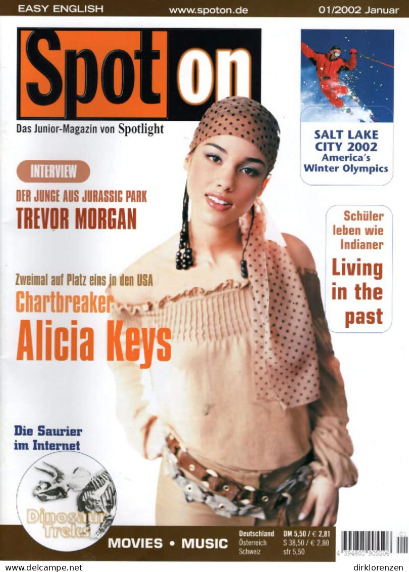 Spot On Magazine Germany 2002-01 Alicia Keys - Non Classés