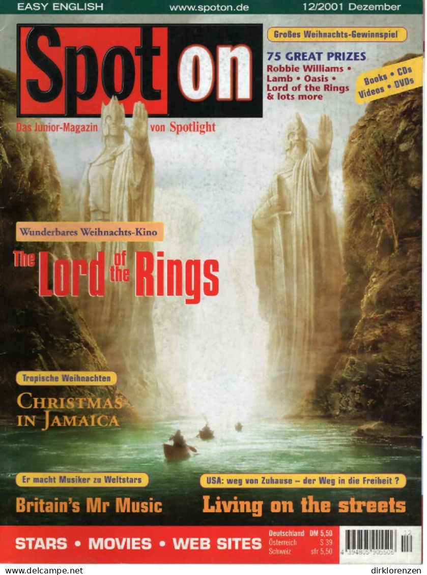 Spot On Magazine Germany 2001-12 The Lord Of The Rings - Non Classés