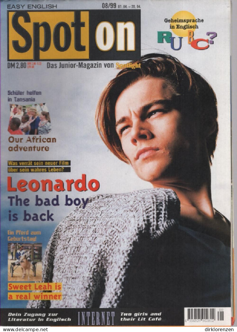 Spot On Magazine Germany 1999-08 Leonardo DiCaprio - Non Classés