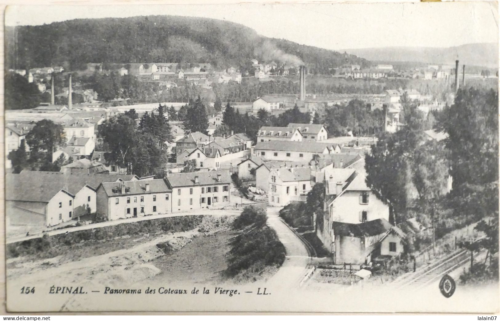 C. P. A. : 88 : EPINAL : Panorama Des Côteaux De La Vierge, Timbre En 1913 - Epinal