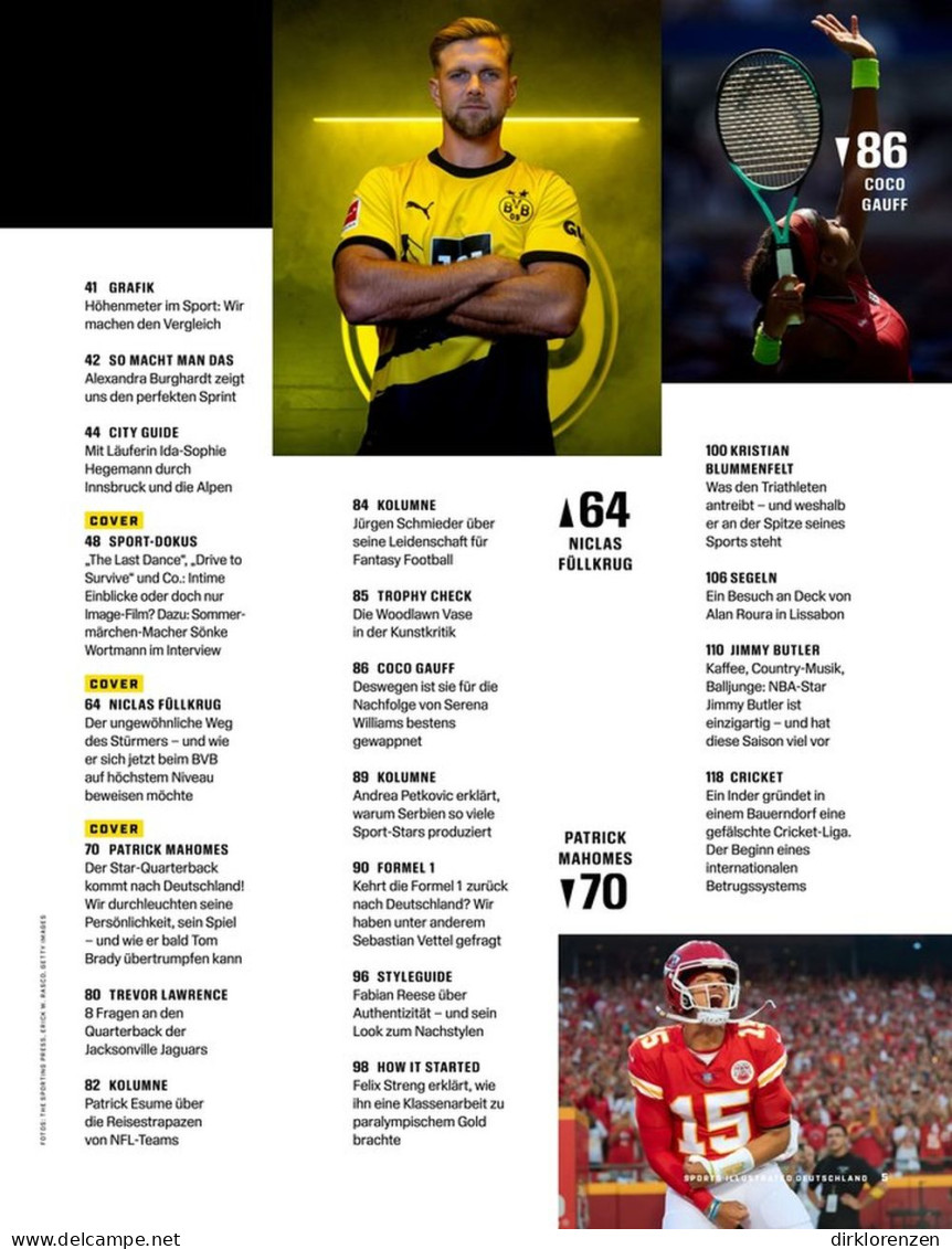 Sports Illustrated Magazine Germany 2023-05 Michael Jordan Patrick Mahomes - Ohne Zuordnung