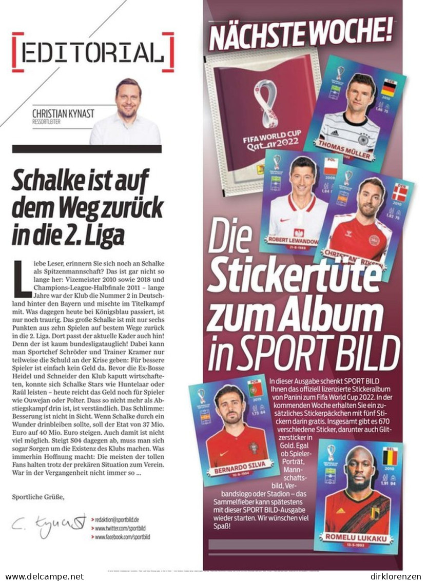 Sport Bild Magazine Germany 2022-42 Haaland Völler  - Ohne Zuordnung