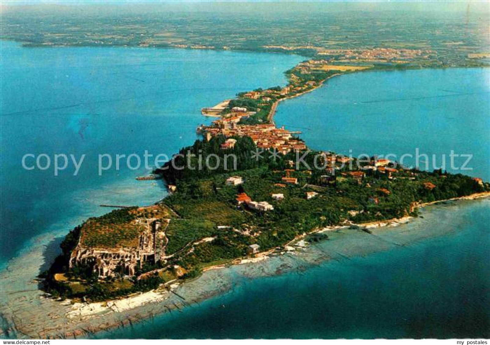 72707070 Sirmione Lago Di Garda Veduta Aerea Sirmione Lago Di Garda - Other & Unclassified