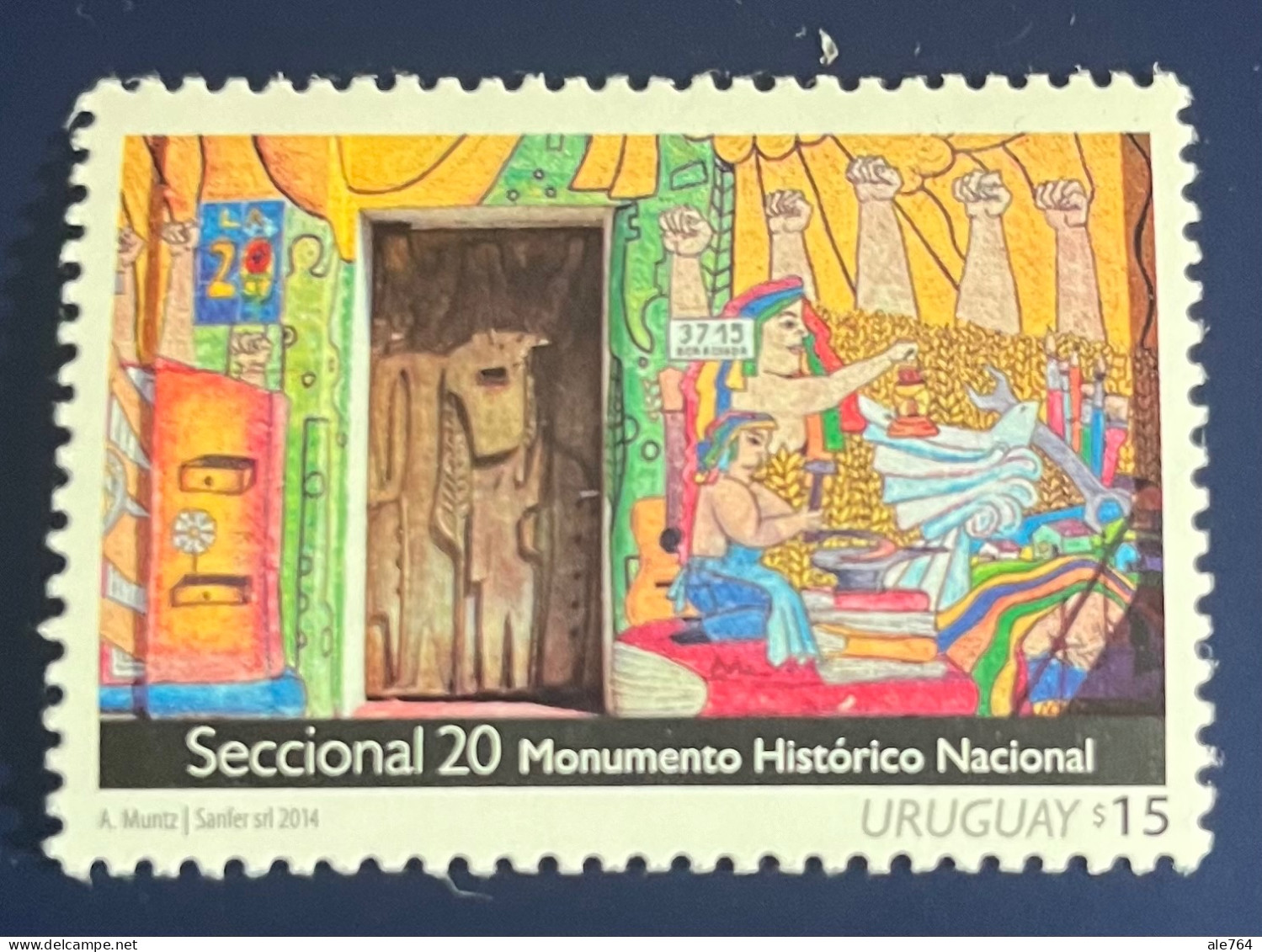 Uruguay 2014 Seccional 20, Historical Monument, Sc 2470, MNH. - Uruguay