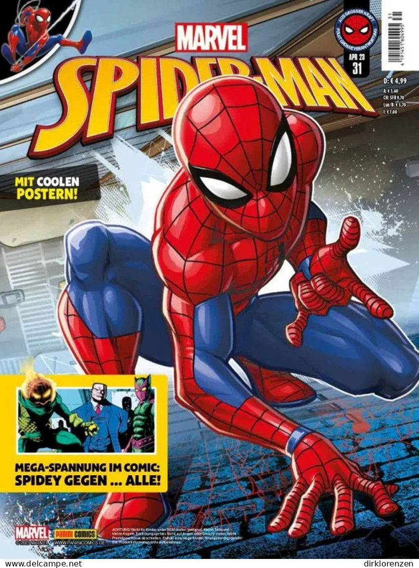Spider Man Kids Magazine Germany 2023 #31 + Gimmick - Ohne Zuordnung