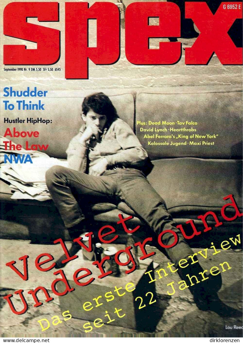 Spex Magazine Germany 1990-09 Velvet Underground Shudder To Think - Ohne Zuordnung