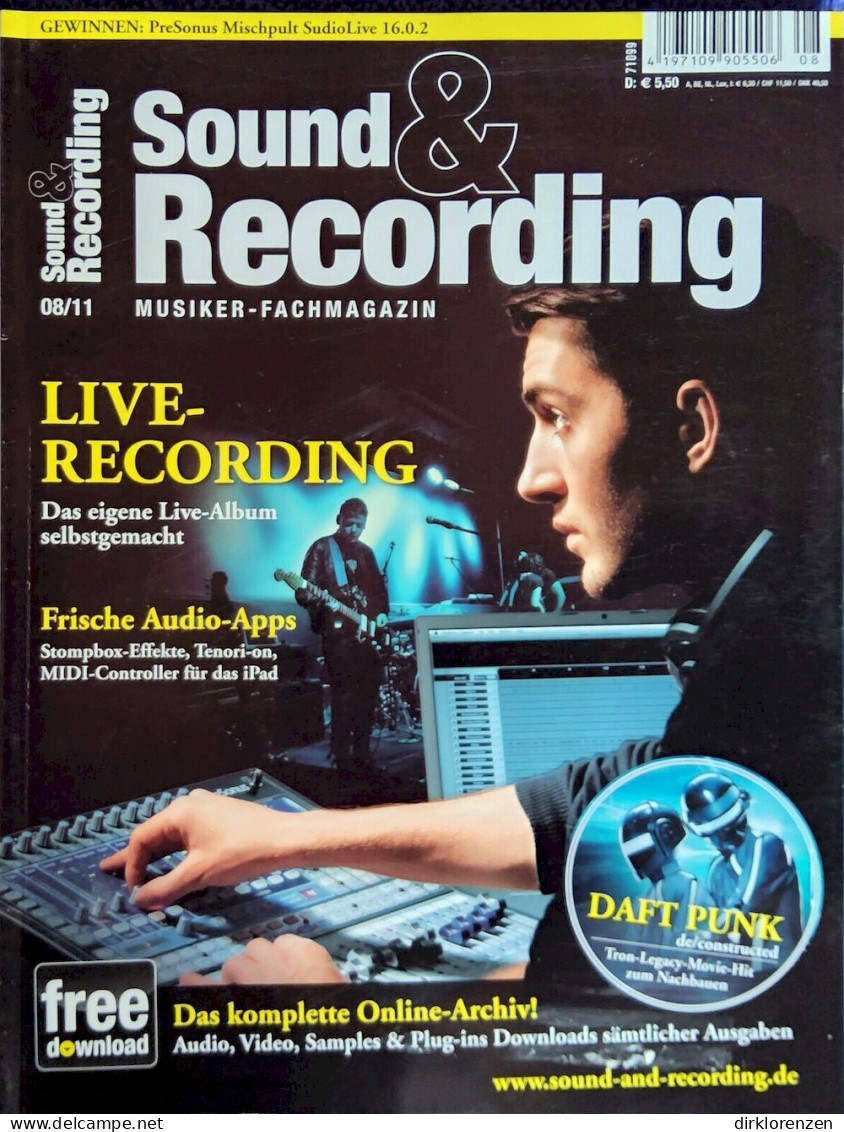Sound & Recording Magazine Germany 2011-08 Daft Punk - Unclassified