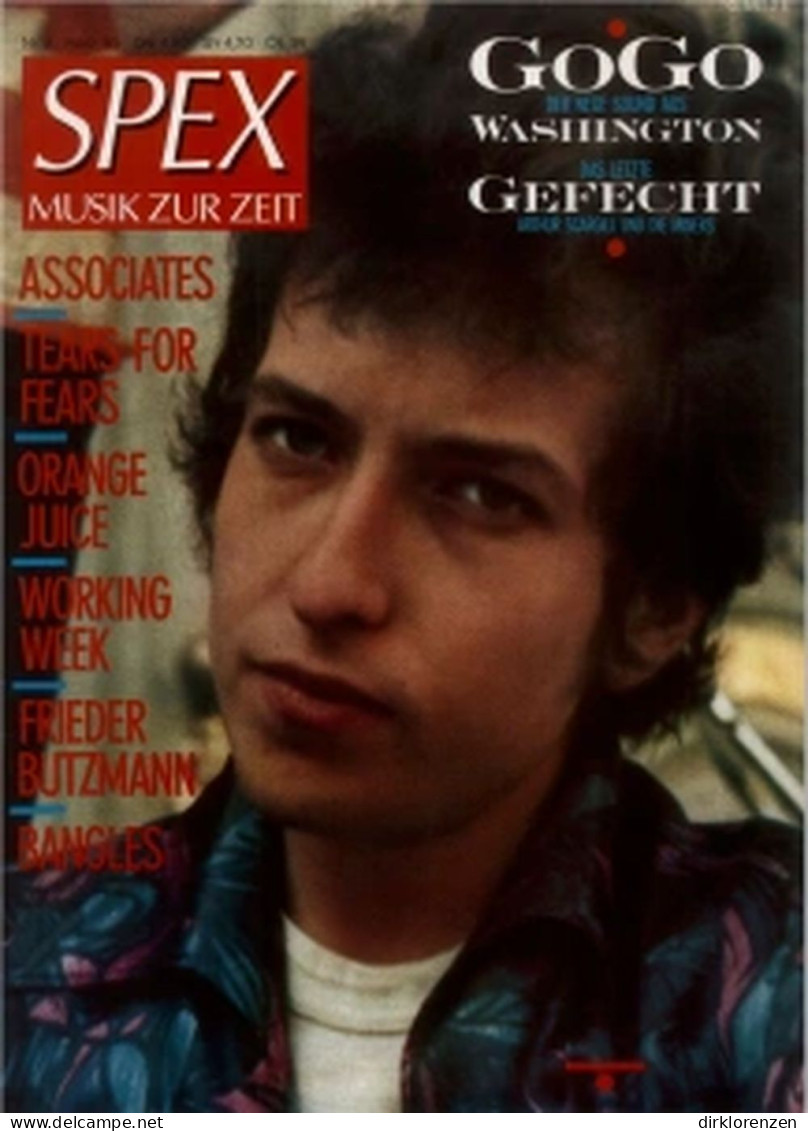 Spex Magazine Germany 1985-03 Bob Dylan U2 Bangels Tears For Fears Orange Juice - Ohne Zuordnung