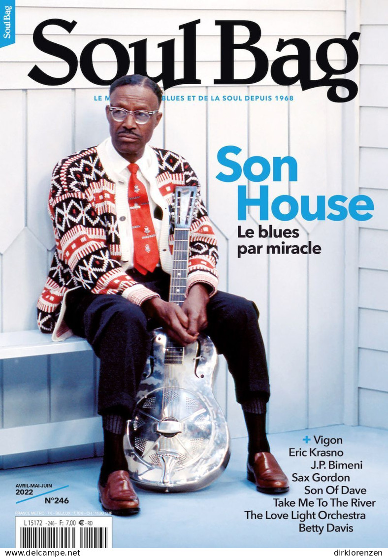 Soul Bag Magazine France 2022 #246 Son House Vigon Eric Krasno Son Of Dave - Ohne Zuordnung