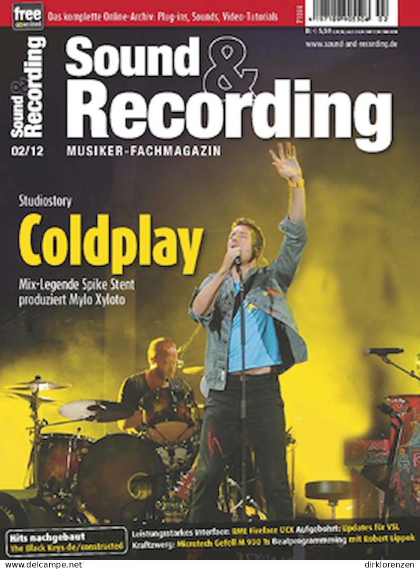 Sound & Recording Magazine Germany 2012-02 Coldplay Mark Spike Stent - Ohne Zuordnung