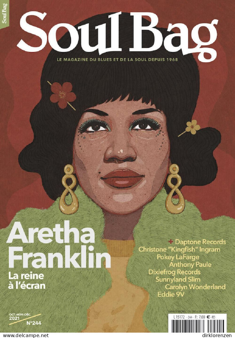 Soul Bag Magazine France 2021 #244 Aretha Franklin Anthony Paule Sunnyland Slim - Unclassified