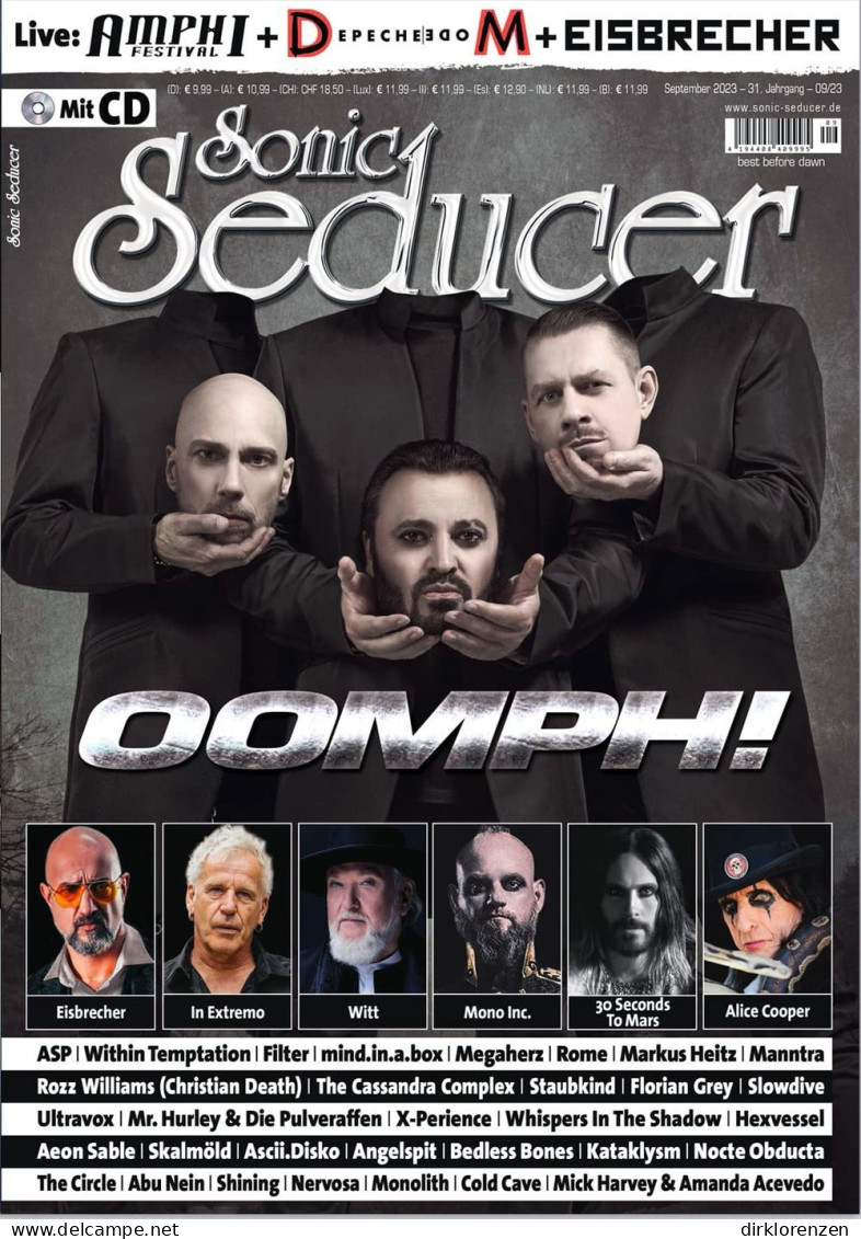 Sonic Seducer Magazine Germany 2023-09 Oomph! ASP In Extremo Depeche Mode - Unclassified