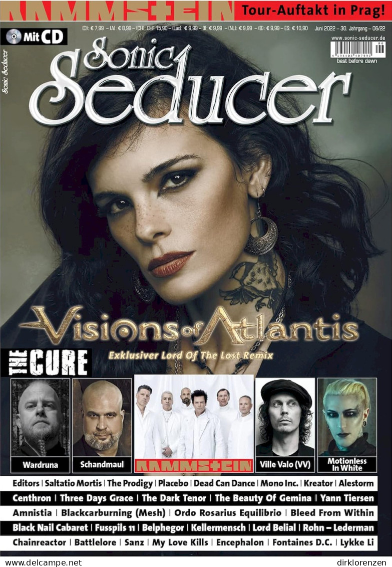 Sonic Seducer Magazine Germany 2022-06 Visions Of Atlantis Wardruna + Ville Valo The Cure - Unclassified