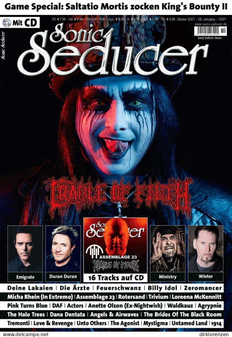 Sonic Seducer Magazine Germany 2021-10 Cradle Of Filth Emigrate  - Unclassified