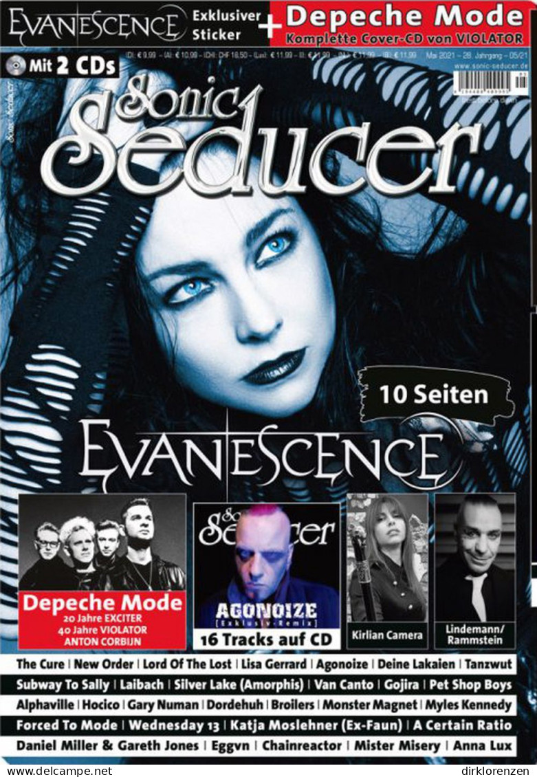 Sonic Seducer Magazine Germany 2021-05 Depeche Mode Evanesence - Sin Clasificación