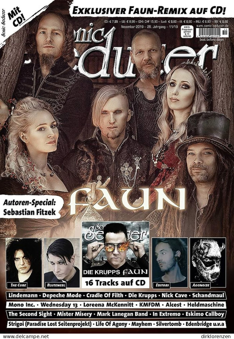 Sonic Seducer Magazine Germany 2019-11 Krupps Faun Lindemann Depeche Mode - Unclassified