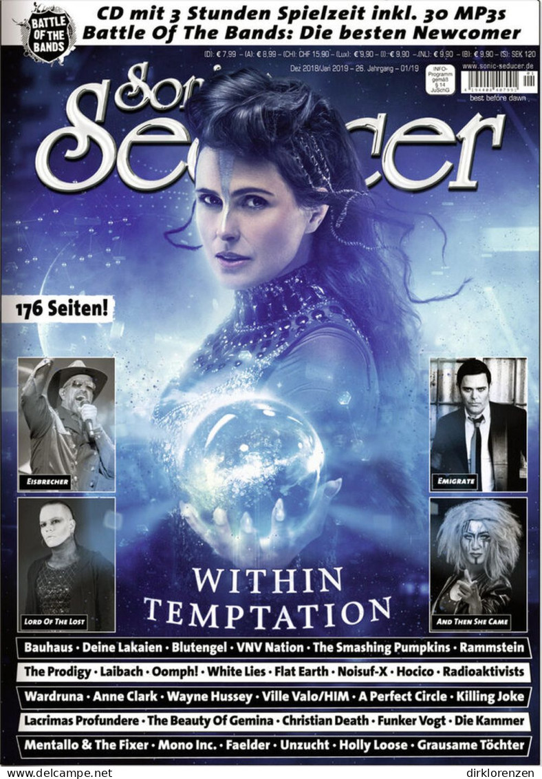 Sonic Seducer Magazine Germany 2018-12+01 Within Temptation Emigrate  - Zonder Classificatie