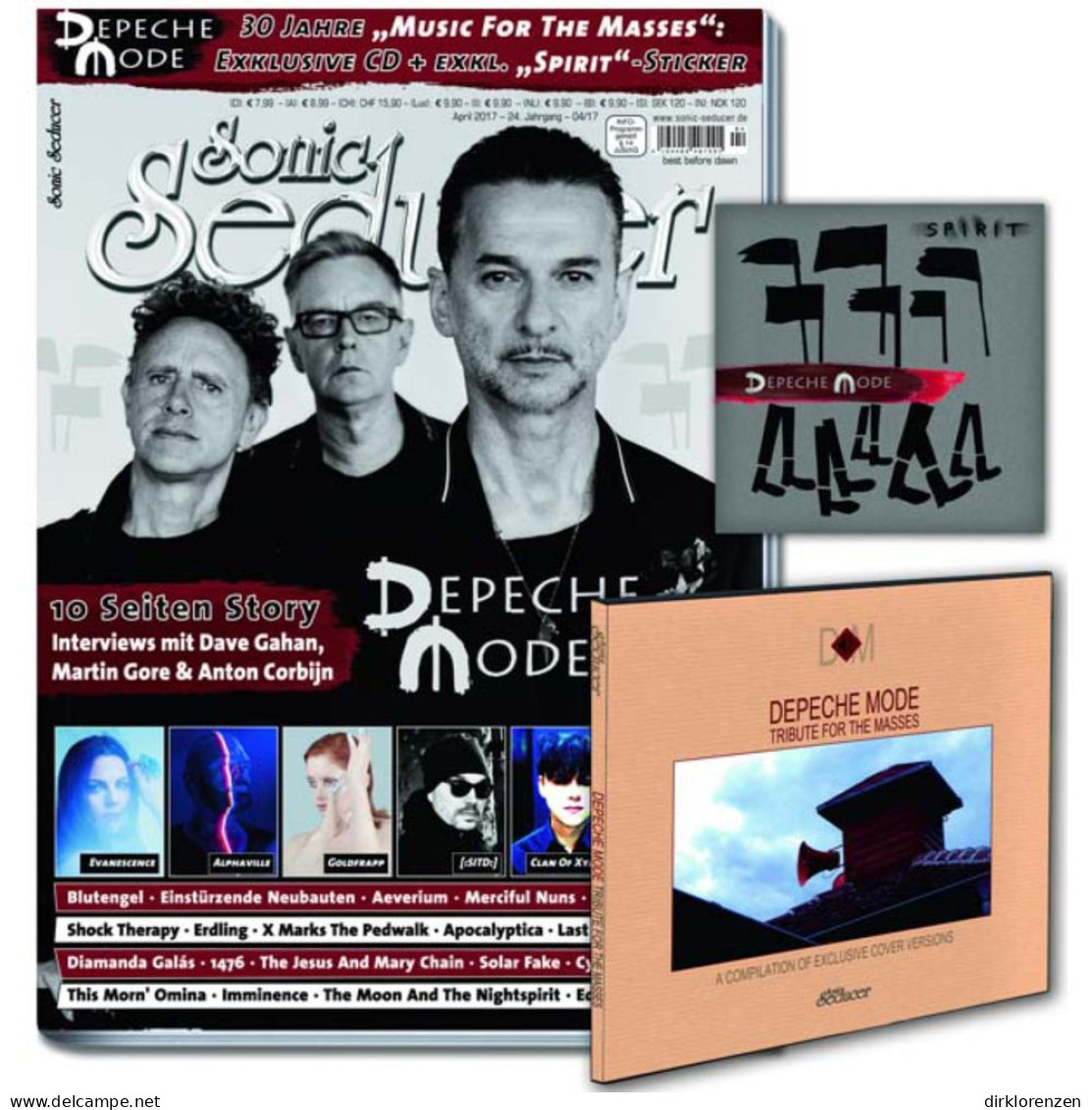 Sonic Seducer Magazine Germany 2017-04 Depeche Mode + CD - Sin Clasificación