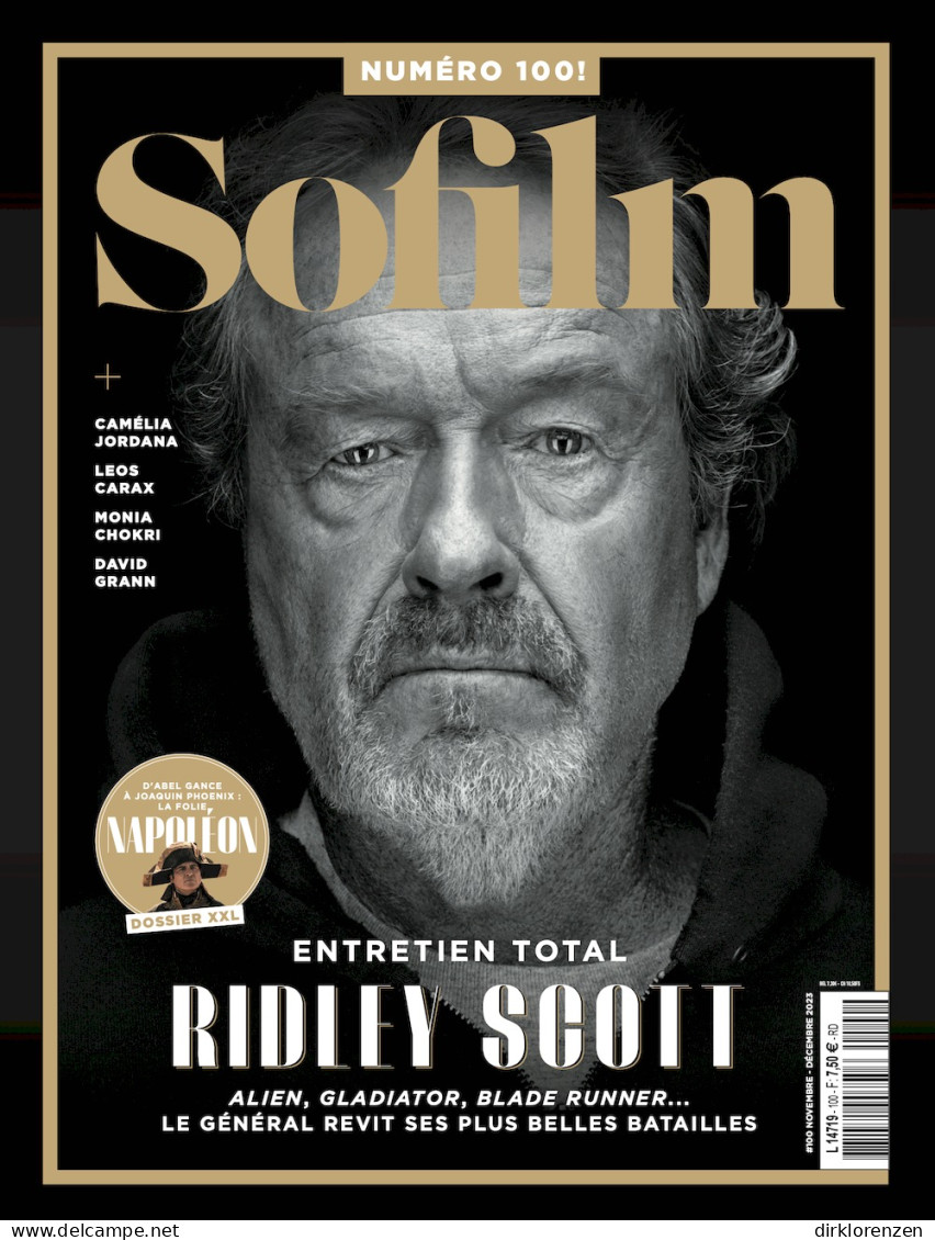 Sofilm Magazine France 2023 #100 Ridley Scott Camélia Jordana Leos Carax Monia Chokri - Ohne Zuordnung