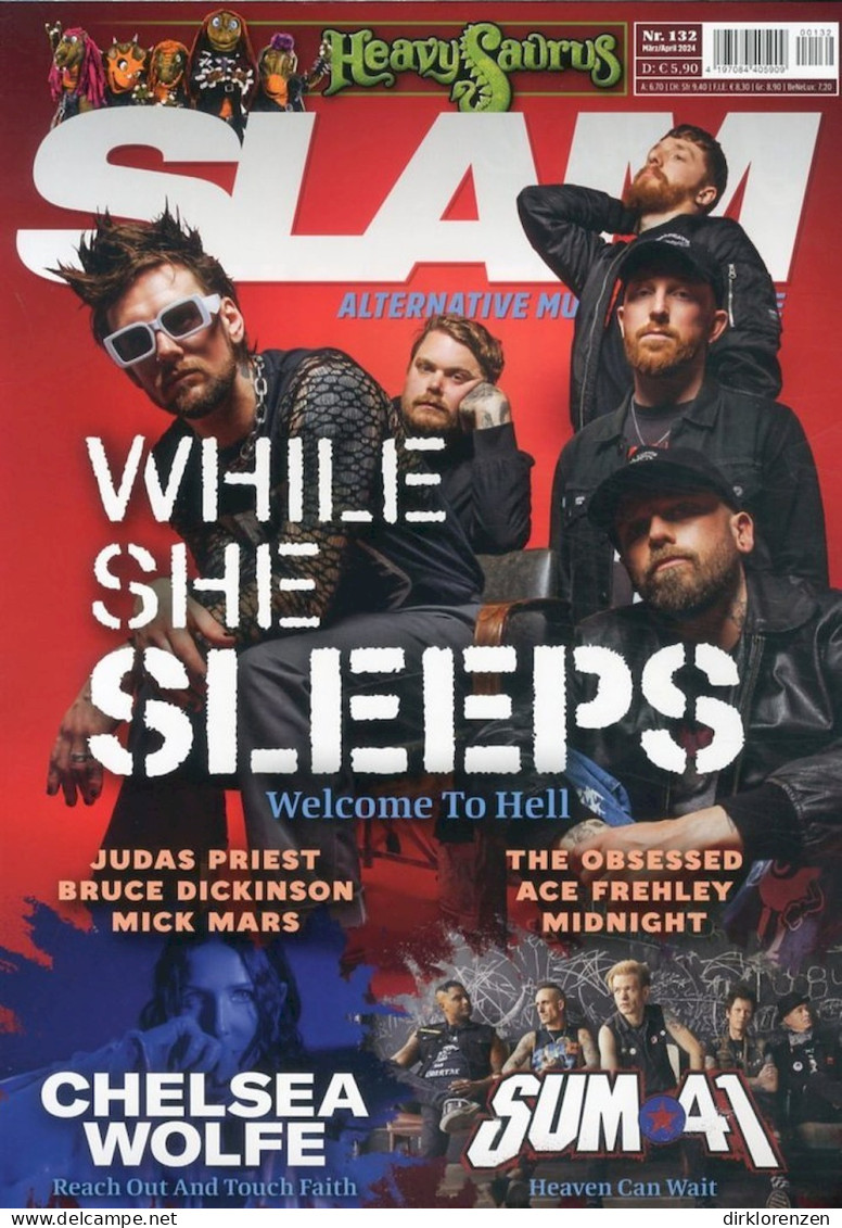 Slam Magazine Austria 2024 #132 While She Sleeps Chelsea Wolfe Sum 41 Judas Priest - Ohne Zuordnung