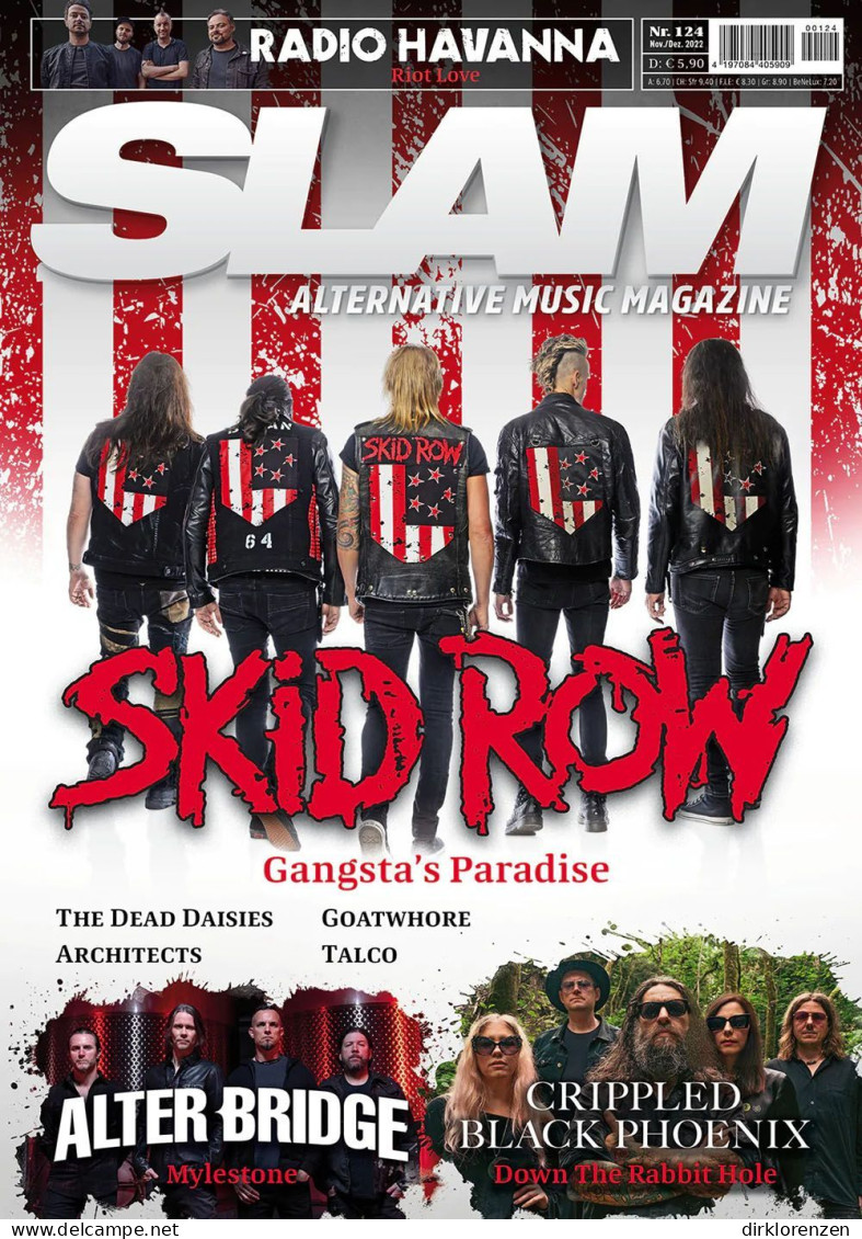 Slam Magazine Austria 2022 #124 Skid Row Alter Bridge Crippled Black Phoenix - Unclassified