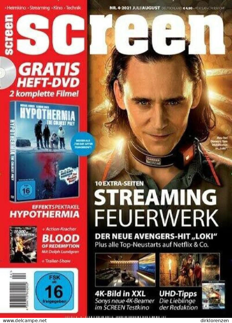 Screen Magazine Germany 2021-04 Tom Hiddleston Loki - Ohne Zuordnung
