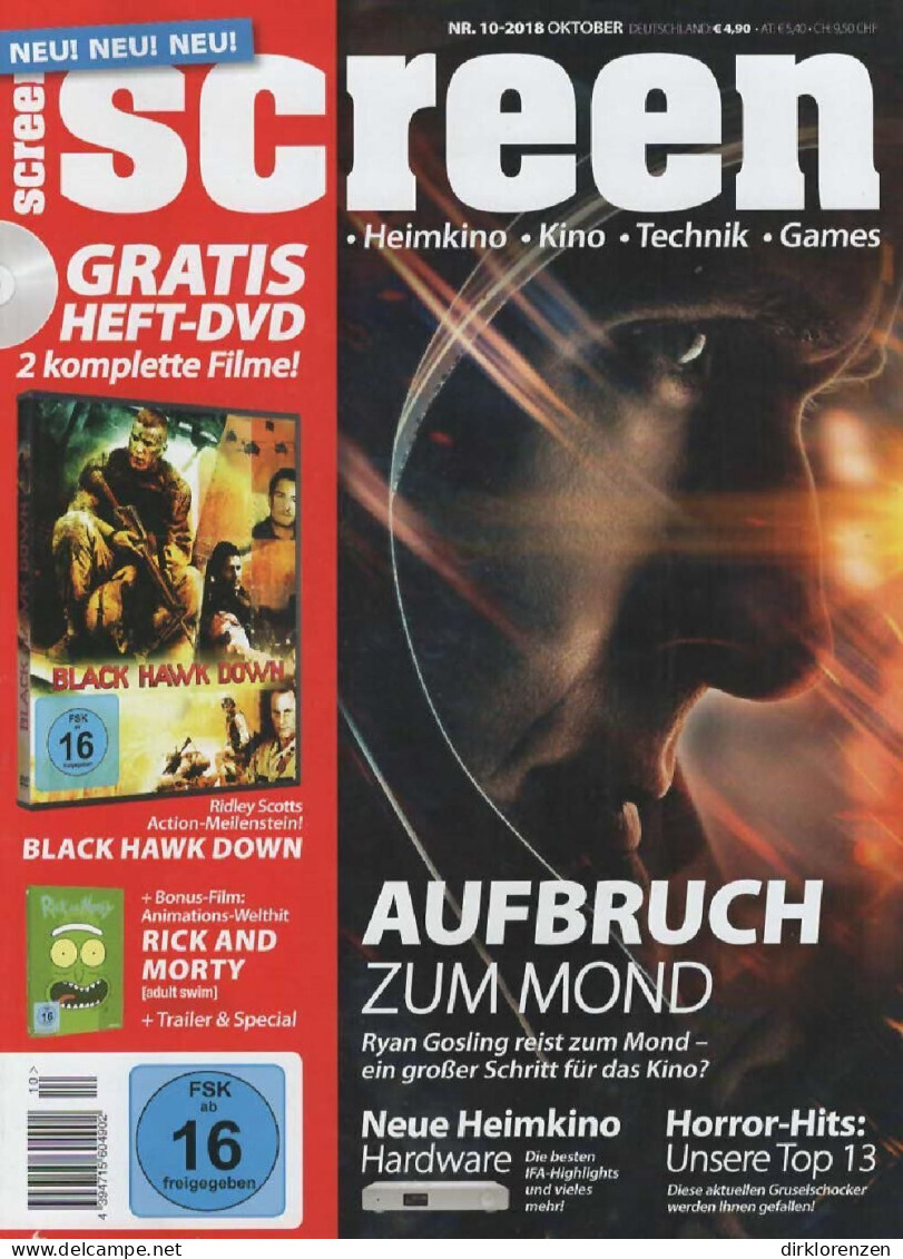 Screen Magazine Germany 2018-10 Ryan Gosling - Zonder Classificatie