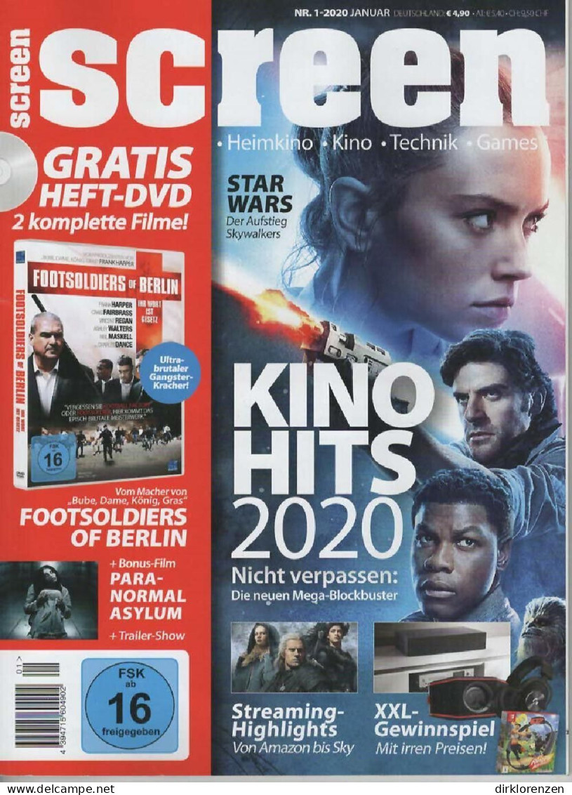 Screen Magazine Germany 2020-01 Daisy Ridley John Boyega - Zonder Classificatie