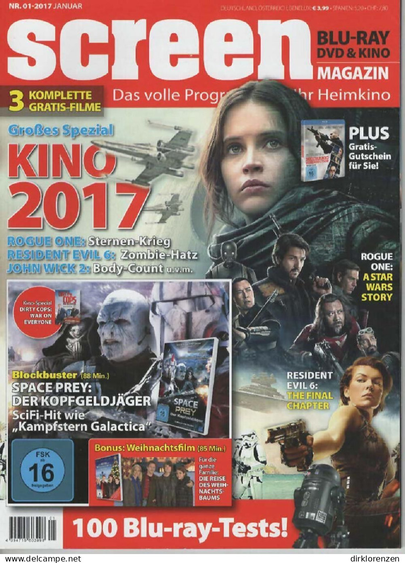 Screen Magazine Germany 2017-01 Felicity Jones - Zonder Classificatie