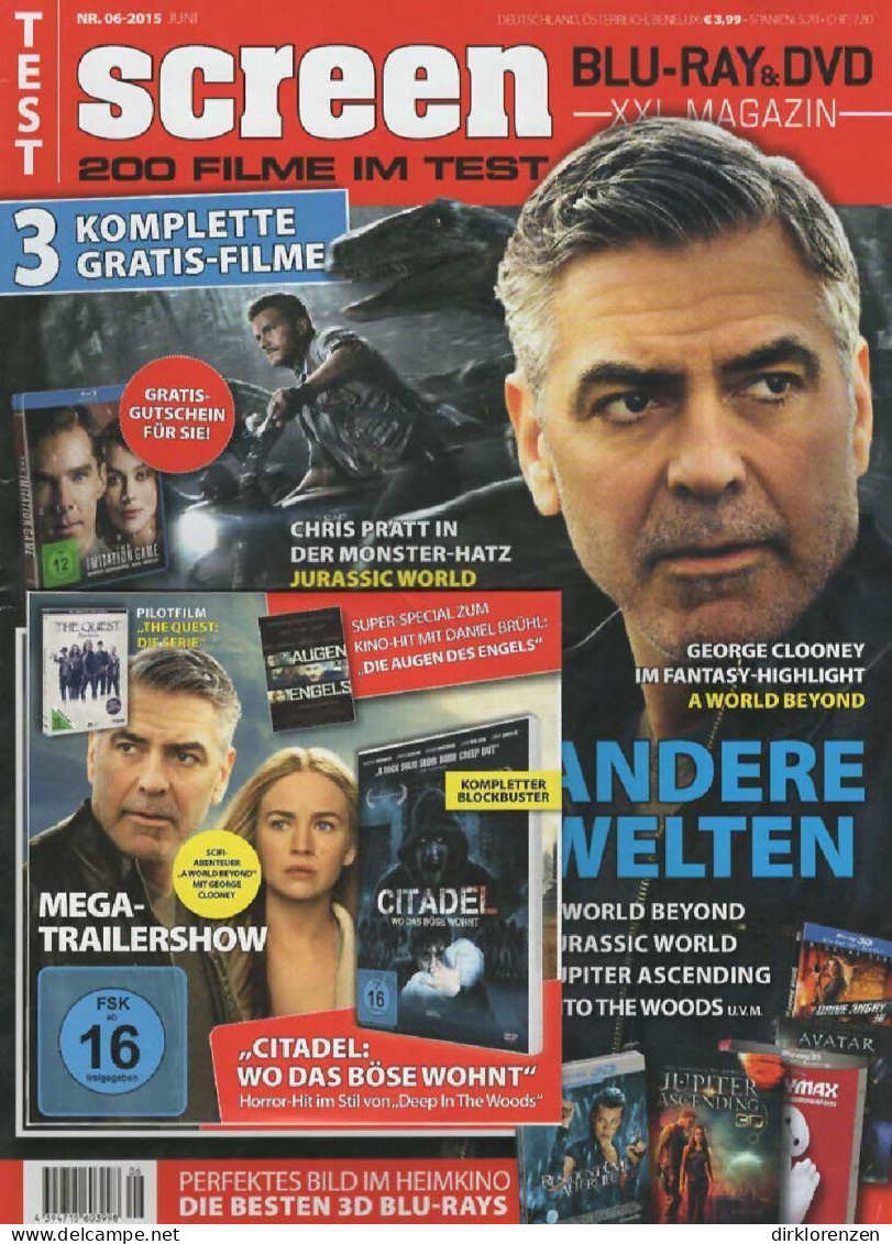 Screen Magazine Germany 2015-06 George Clooney - Sin Clasificación