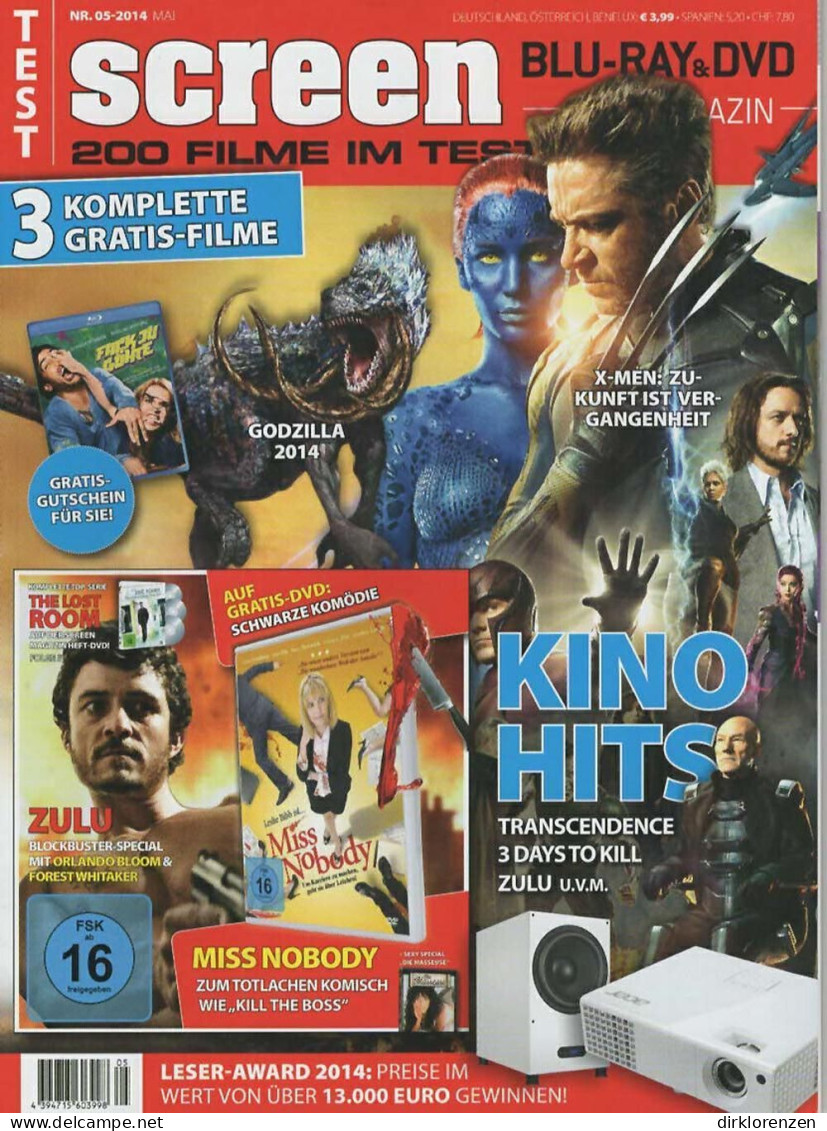 Screen Magazine Germany 2014-05 Hugh Jackman - Non Classés