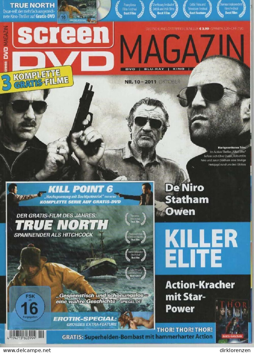 Screen Magazine Germany 2011-10 Robert De Niro Statham Owen - Zonder Classificatie
