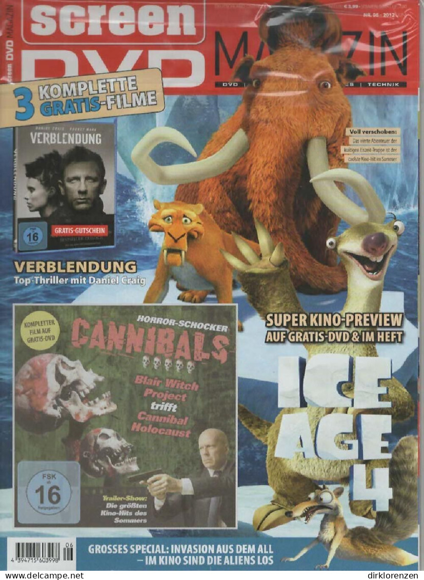 Screen Magazine Germany 2012-06 Ice Age Daniel Craig - Non Classés