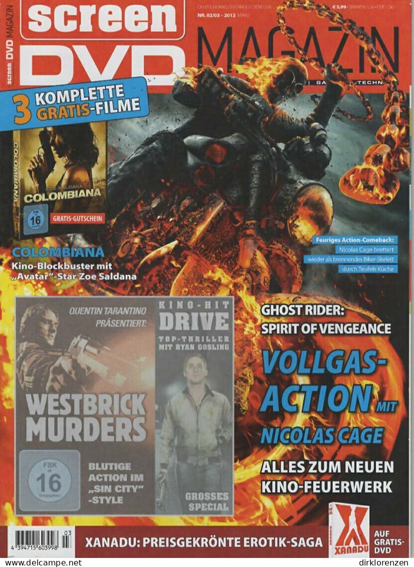 Screen Magazine Germany 2012-02+03 Nicolas Cage - Unclassified