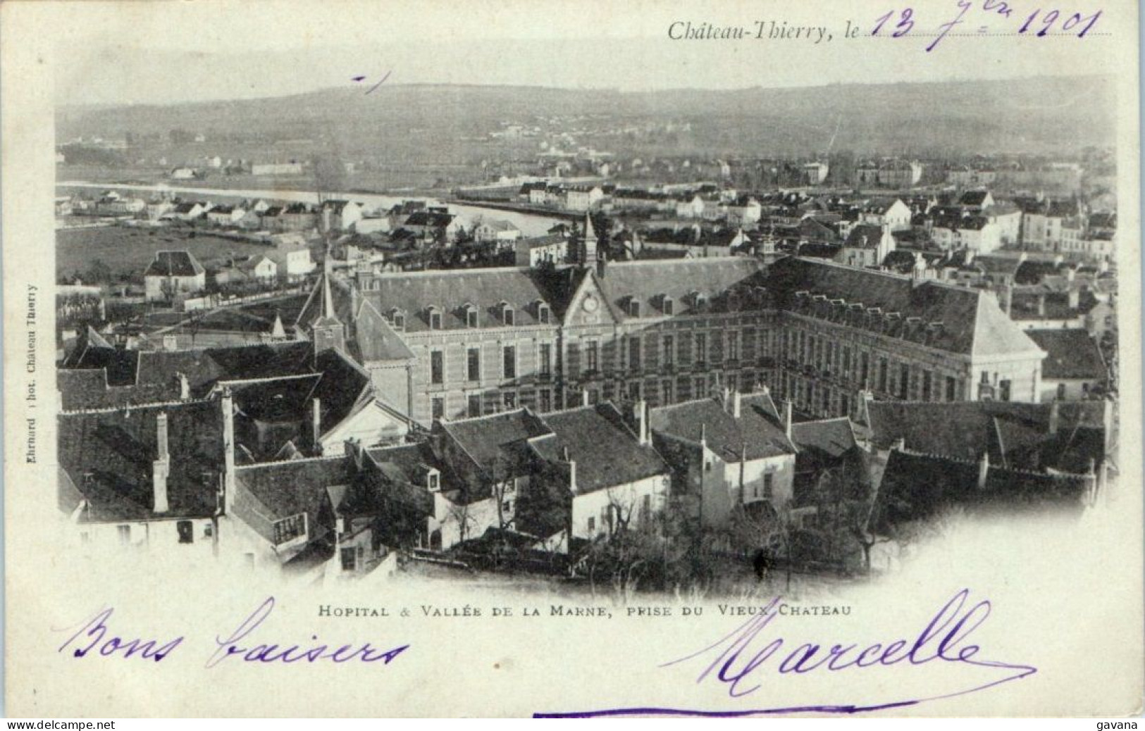02 CHÂTEAU-THIERRY - Hopital & Vallée De La Marne, Prise Du Vieux Château - Chateau Thierry